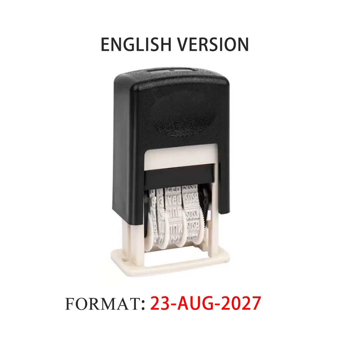 Self Inking Stamp - แสตมป์วันที่แบบเติมหมึกเองสำหรับกระดาษ บรรจุภัณฑ์ และงานสมุดภาพ