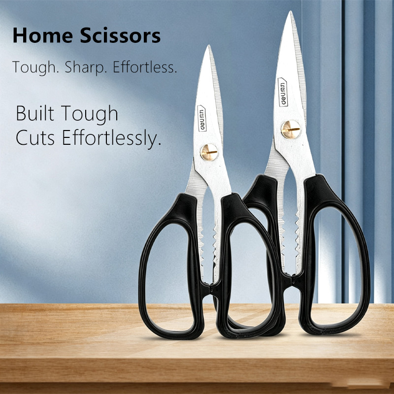 Scissors Stainless Craft - กรรไกรสแตนเลส เหล็กแมงกานีส เครื่องมือช่างสำหรับงานสำนักงาน ตัดกระดาษ งานฝีมือ ผ้า