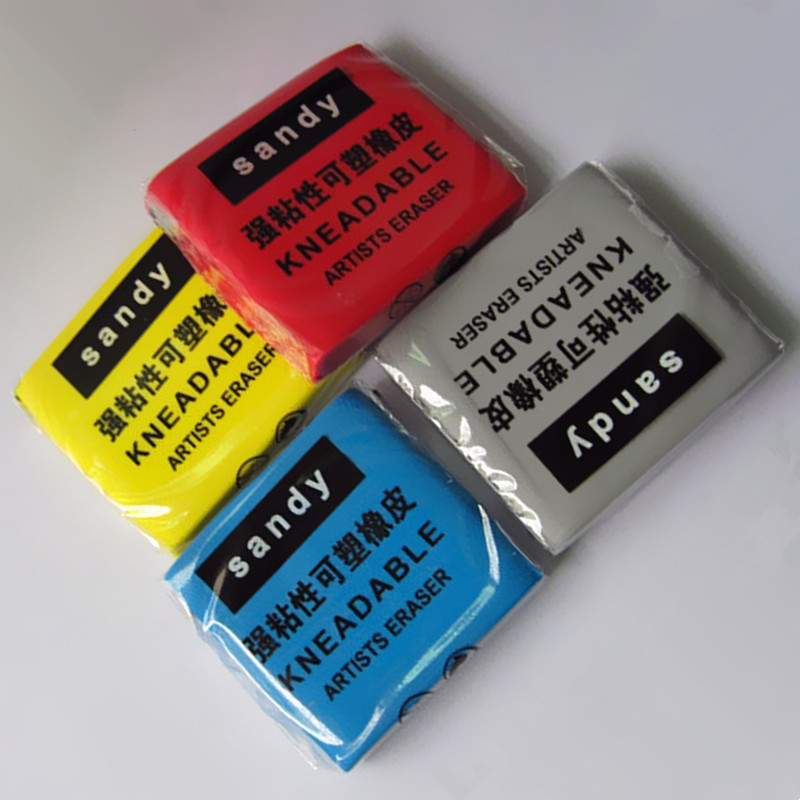 Rubber Eraser Kneaded - Kneadable ยาง Pastel Sketch Drawing Art