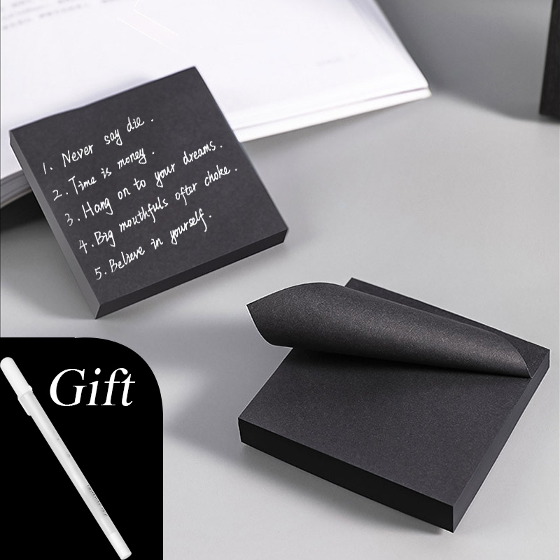 Office Stationery Supply List - สีดํา N ครั้ง Sticky Notes To