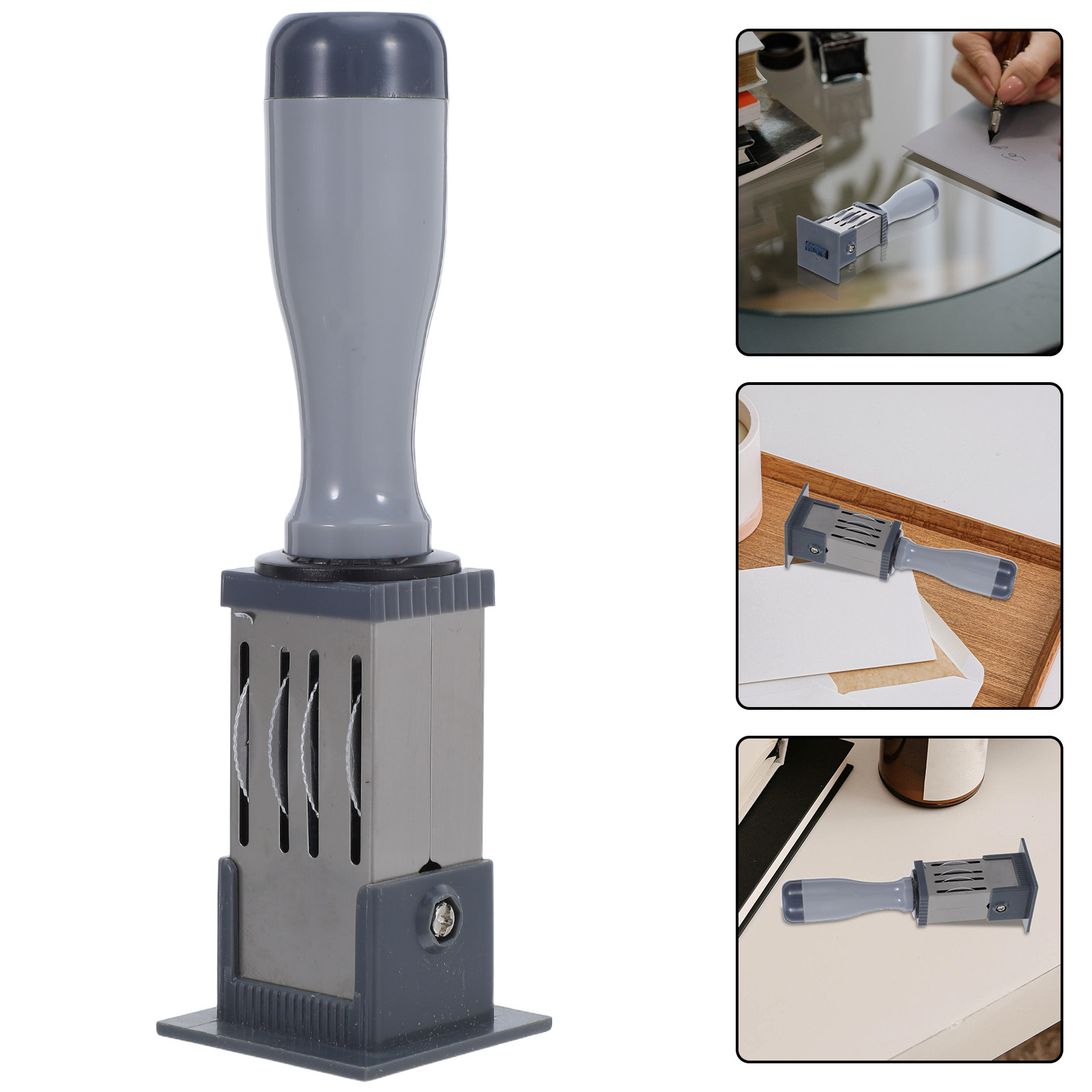 Self Inking Stamp - ตราประทับวันที่แบบพกพา ขนาดเล็กกะทัดรัด ใช้งานง่าย สำหรับประทับเอกสาร การ์ด และฉลาก