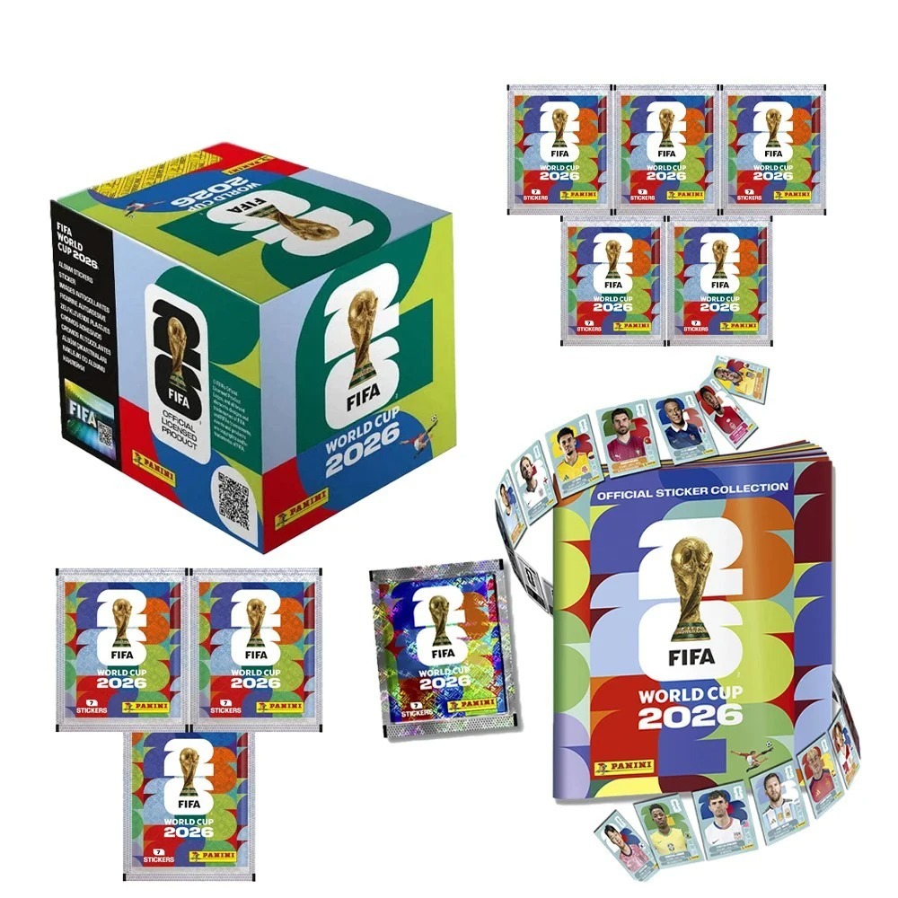 Cardstock Paper Pack - กล่องสะสมสติกเกอร์ฟุตบอล Panini 2026 FIFA World Cup
