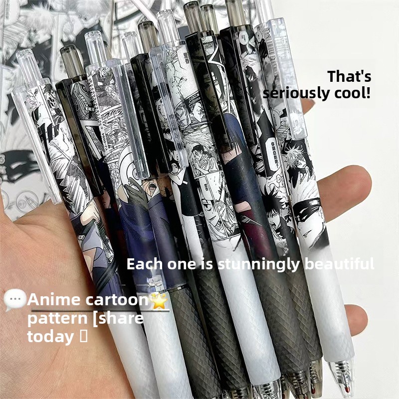 ปากกาเจลลายการ์ตูนนารูโตะน่ารั - Gel Ink Pen Set บทวิจารณ์และราคา