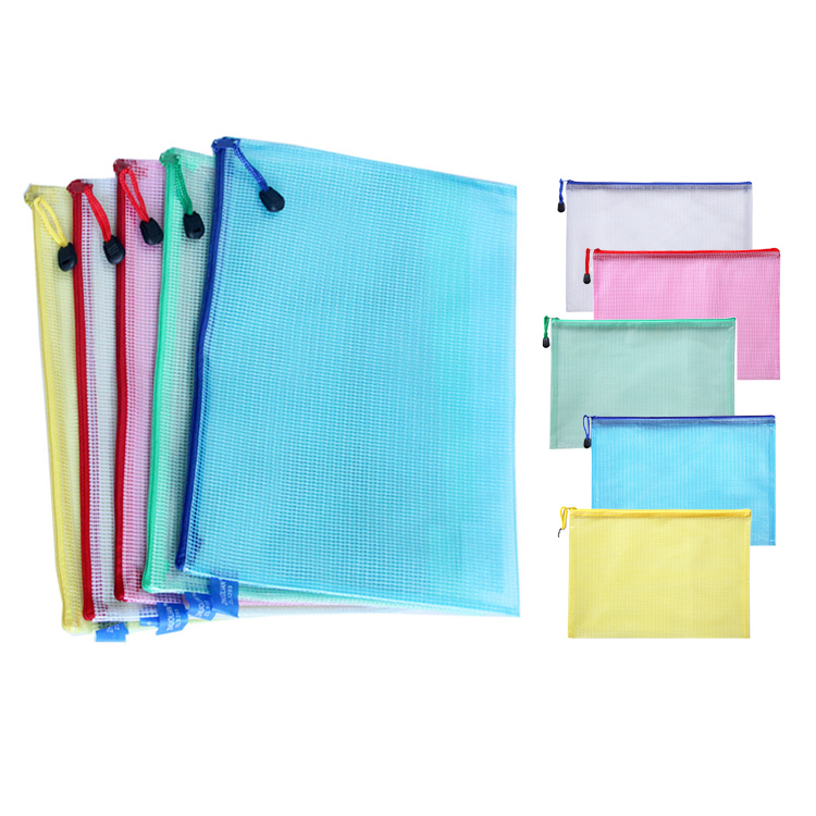 5 ชิ้นกระเป๋าเก็บเครื่องเขียน  - Portfolio Folder Zip บทวิจารณ์และราคา