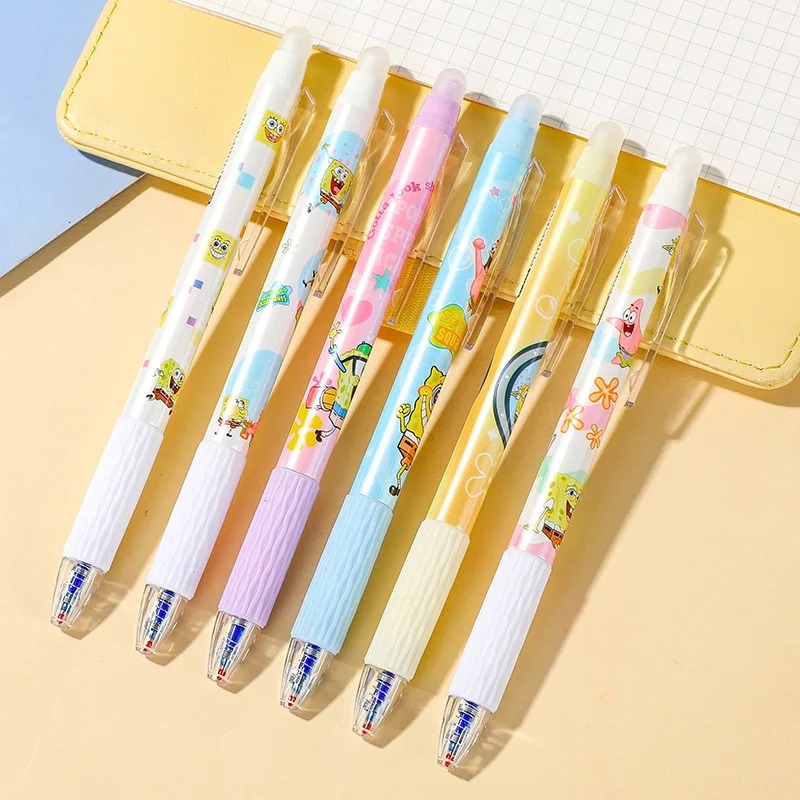 6 ชิ้น/เซ็ตสพันจ์บ็อบ คาวาอิปา - Gel Ink Pen Set บทวิจารณ์และราคา