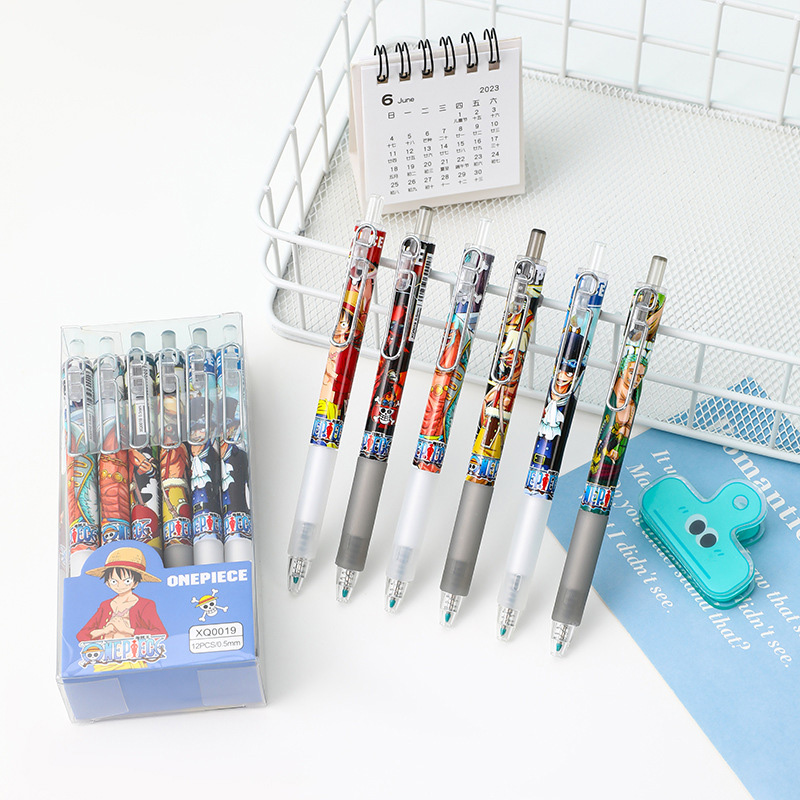 อะนิเมะวันพีช 12/24 ชิ้นชุดปาก - Gel Ink Pen Set บทวิจารณ์และราคา