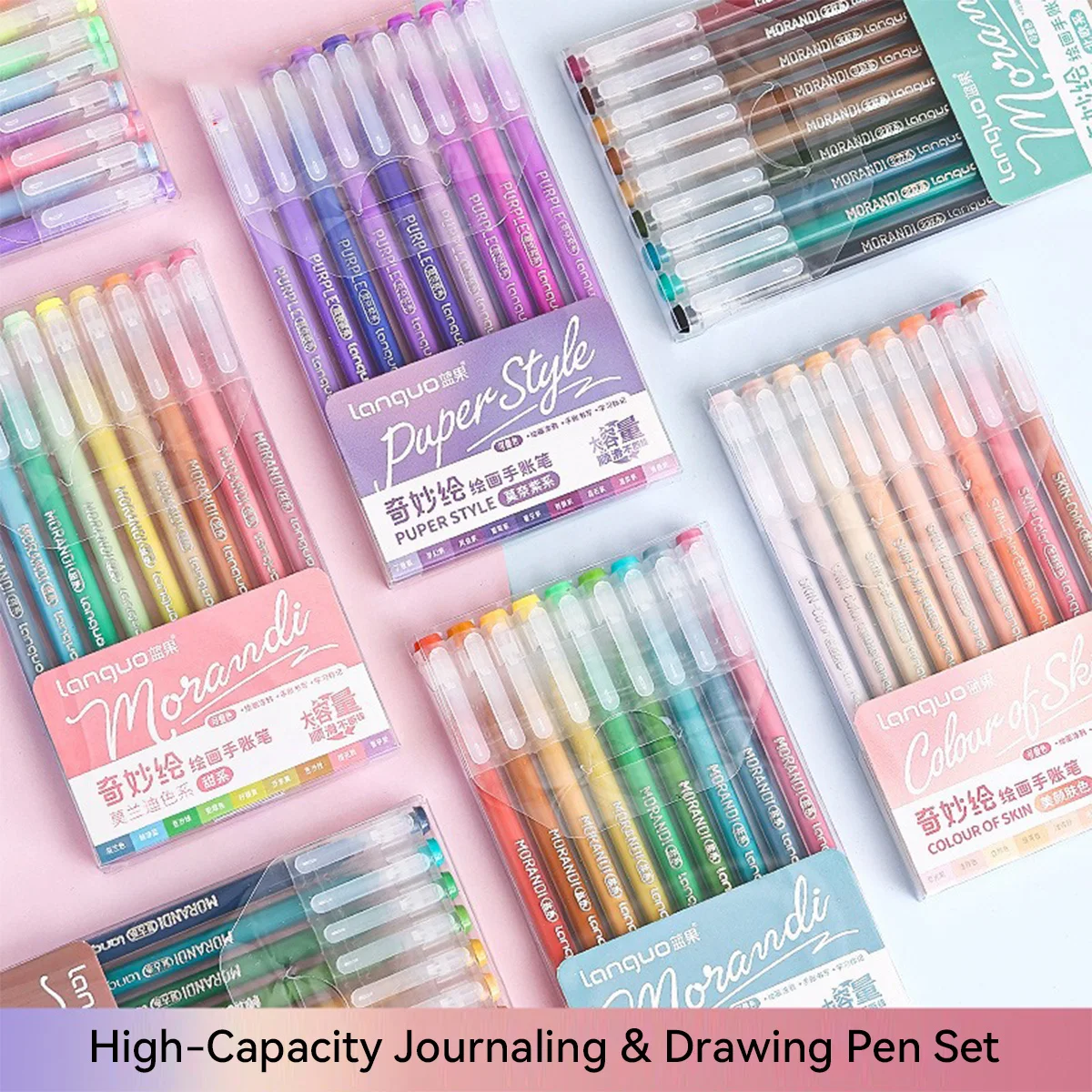 9pcs ชุด Morandi สี 0.5 มม.ปาก - Gel Ink Pen Set บทวิจารณ์และราคา