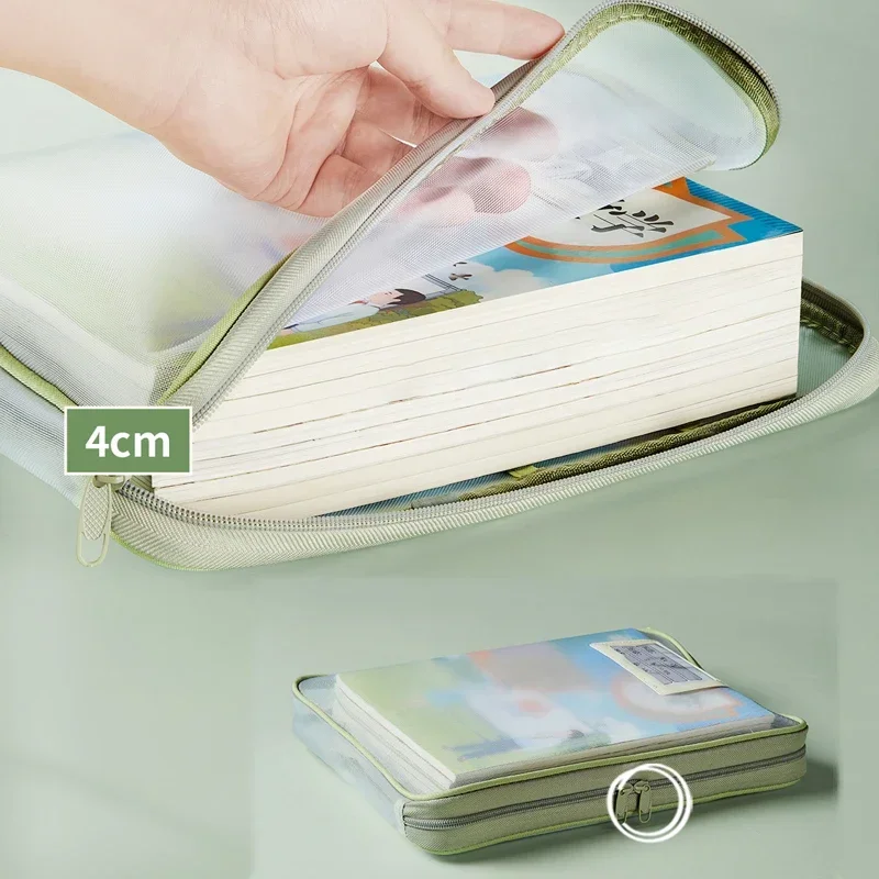 กระเป๋าเอกสารตาข่ายใส A4 พร้อม - Portfolio Folder Zip บทวิจารณ์และราคา