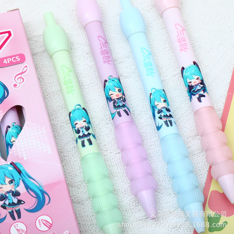 ปากกาเจลลายการ์ตูน Hatsune Mik - Gel Ink Pen Set บทวิจารณ์และราคา