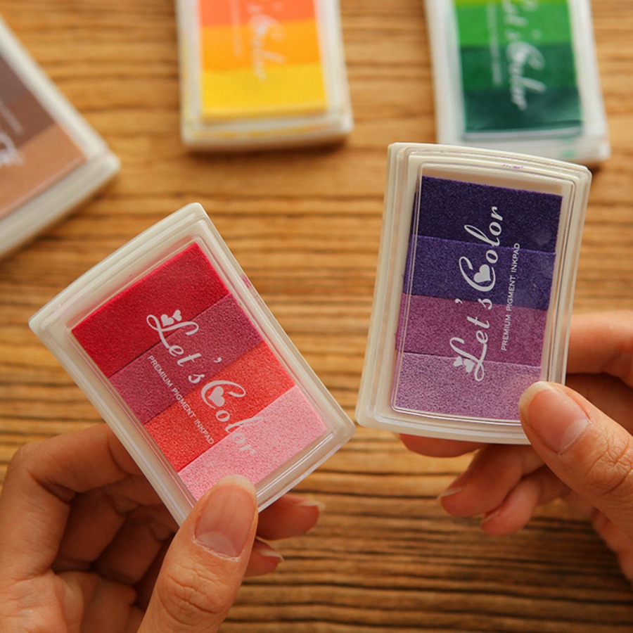 แผ่นหมึกพิมพ์ลายไล่สีน่ารัก หม - Self Inking Stamp บทวิจารณ์และราคา