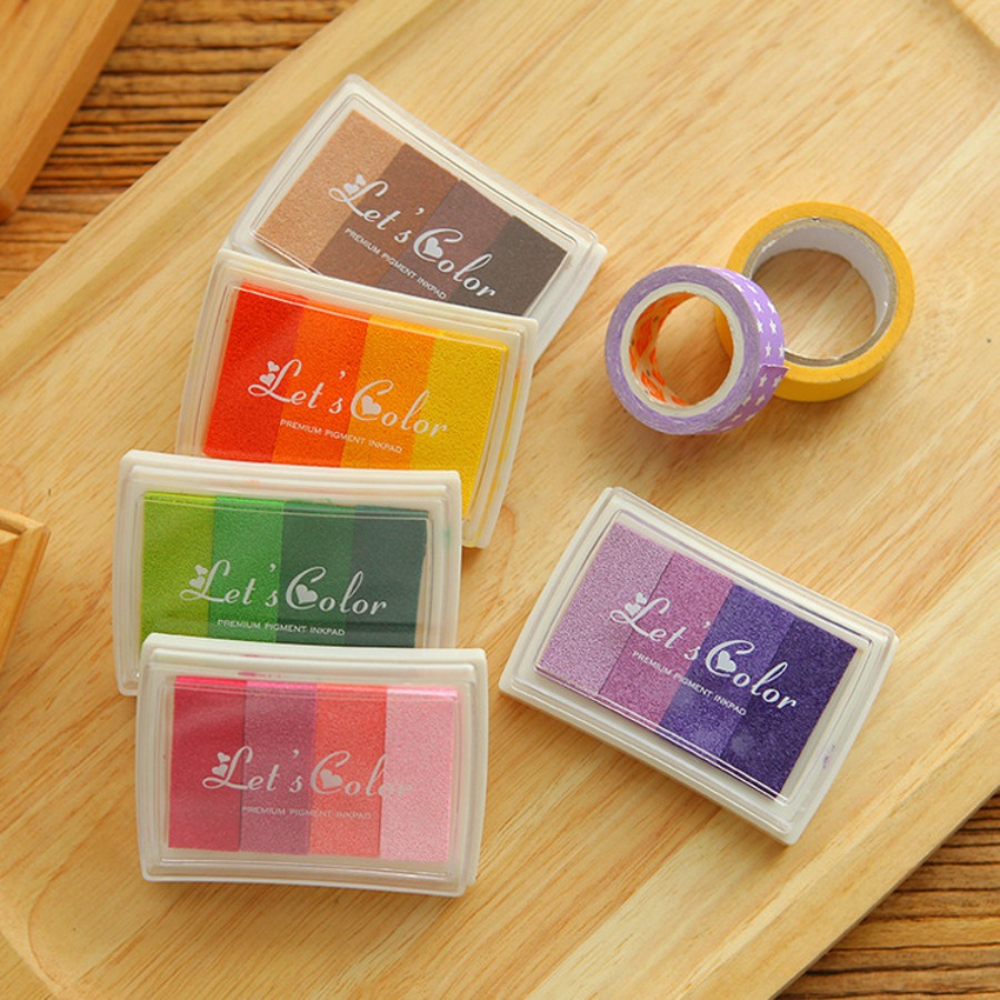 แผ่นหมึกพิมพ์ลายไล่สีน่ารัก หม - Self Inking Stamp บทวิจารณ์และราคา