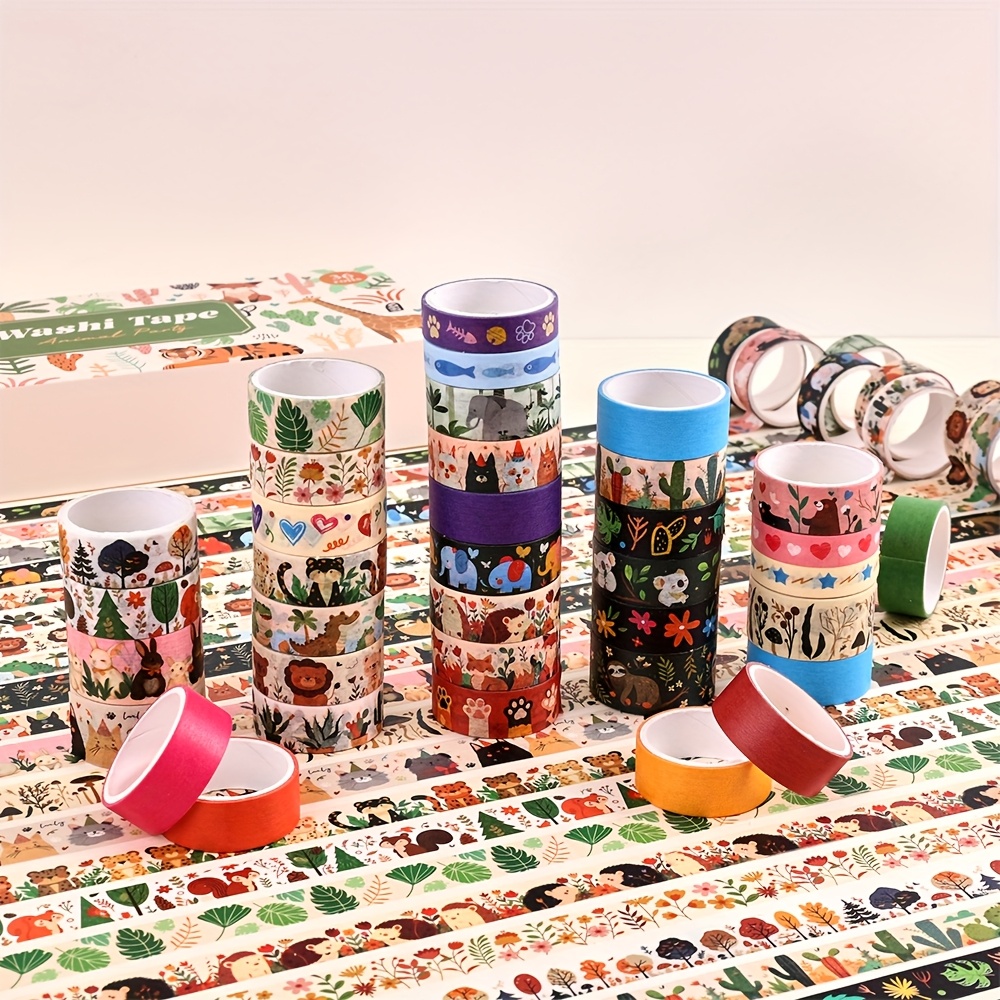 36 ม้วน Vintage สัตว์ Party Wa - Washi Tape Set บทวิจารณ์และราคา