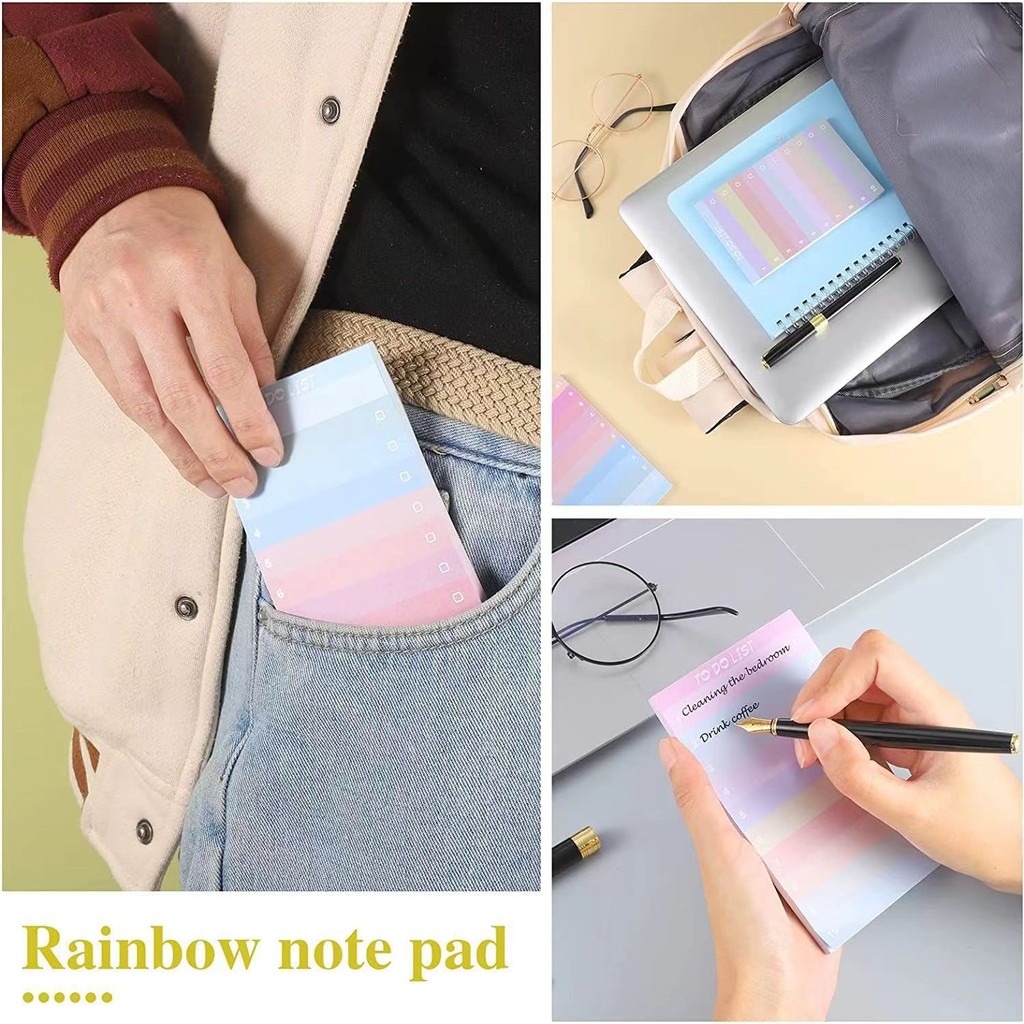 กระดาษโน้ตสีไล่ระดับ 50 แผ่น อ - Office Stationery Supply List บทวิจารณ์และราคา