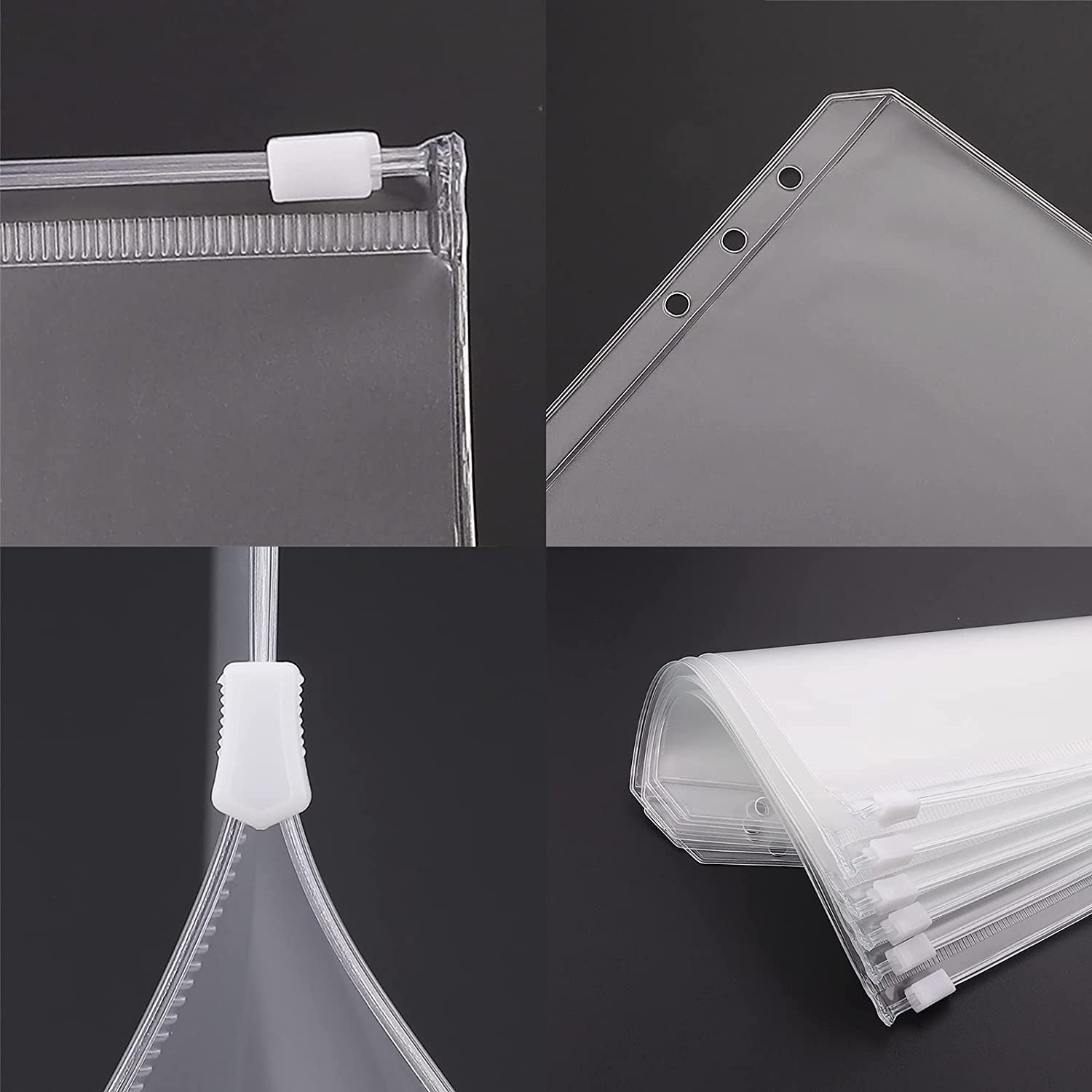 A5 A6 A7ซิปหลวมกระเป๋า6 Binder - Portfolio Folder Zip บทวิจารณ์และราคา