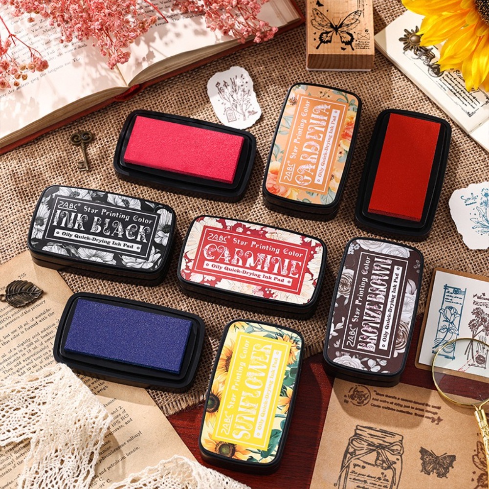 แบบพกพาหมึกที่มีสีสัน Pad รูปส - Self Inking Stamp บทวิจารณ์และราคา