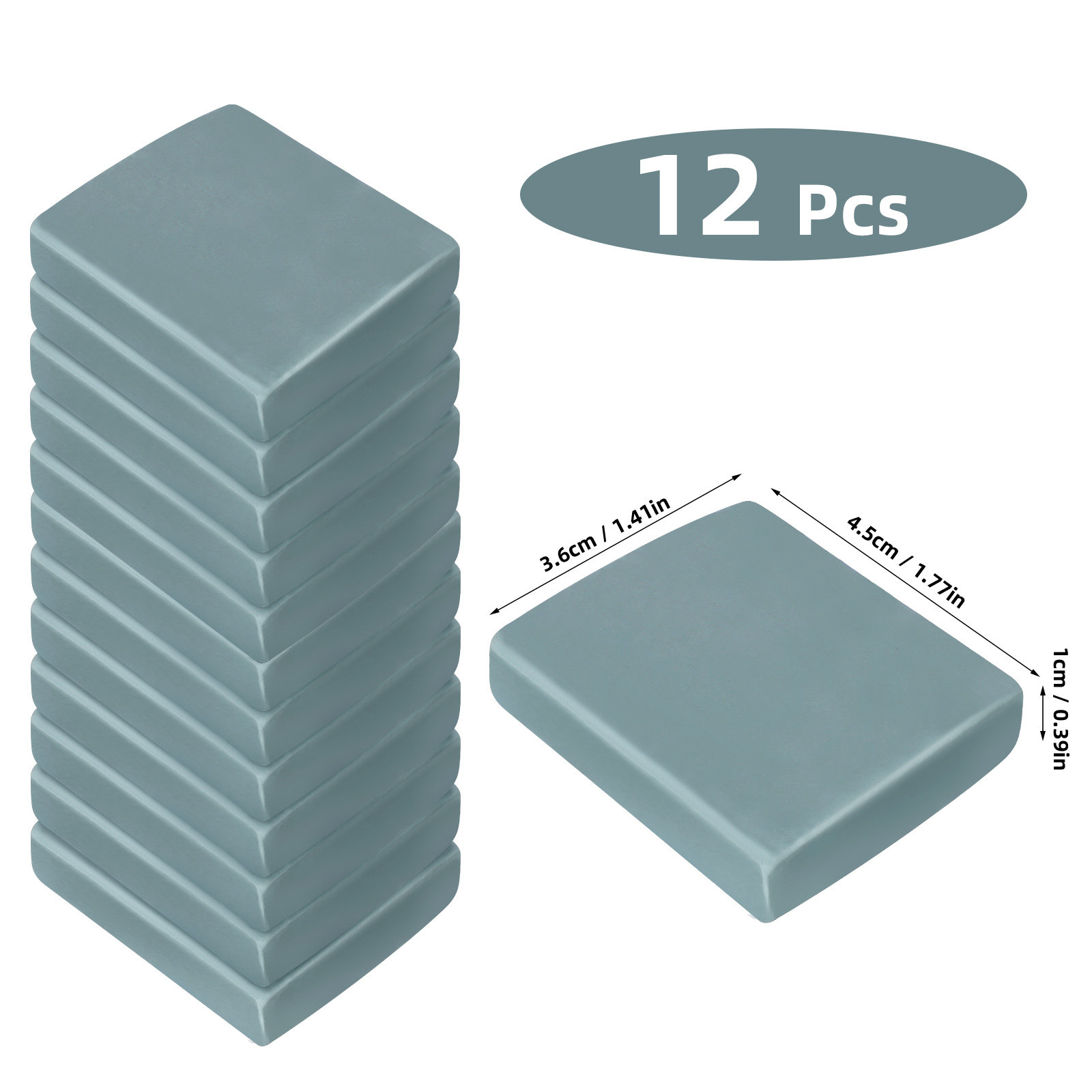 ยางลบศิลปะ 12 ชิ้น สำหรับการวา - Rubber Eraser Kneaded บทวิจารณ์และราคา