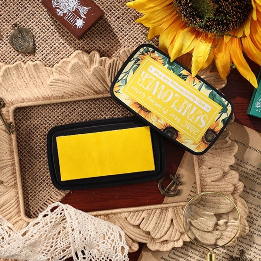 แผ่นหมึกสีสันสดใสรูปทรงสี่เหลี - Self Inking Stamp บทวิจารณ์และราคา