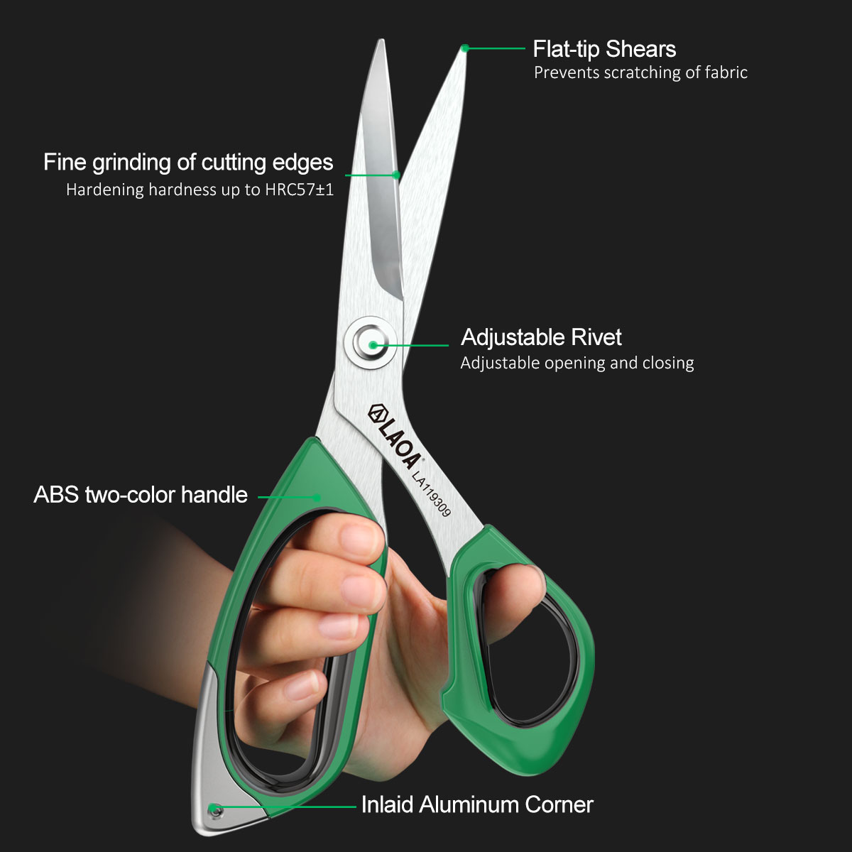 LAOA กรรไกรอเนกประสงค์สแตนเลส  - Scissors Stainless Craft บทวิจารณ์และราคา