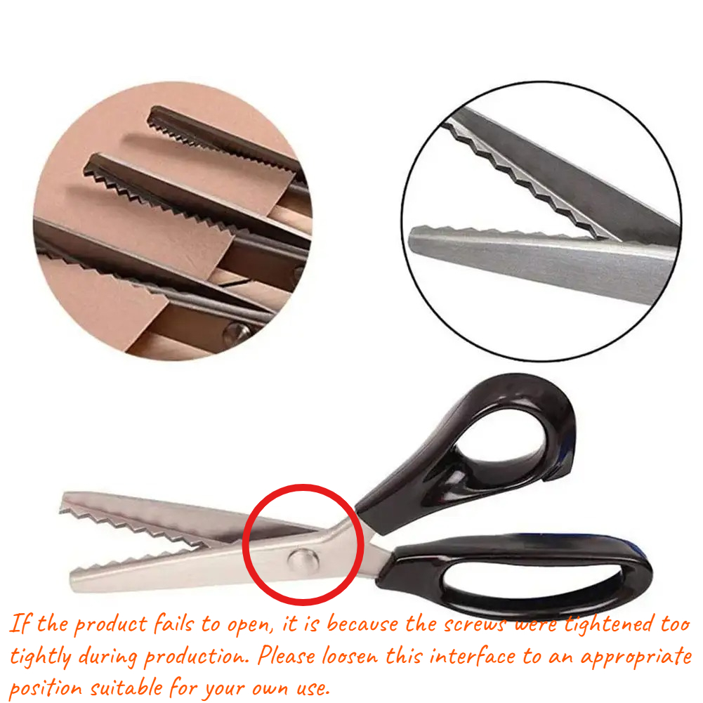 กรรไกรสแตนเลสแบบซิกแซก ฟันสามเ - Scissors Stainless Craft บทวิจารณ์และราคา