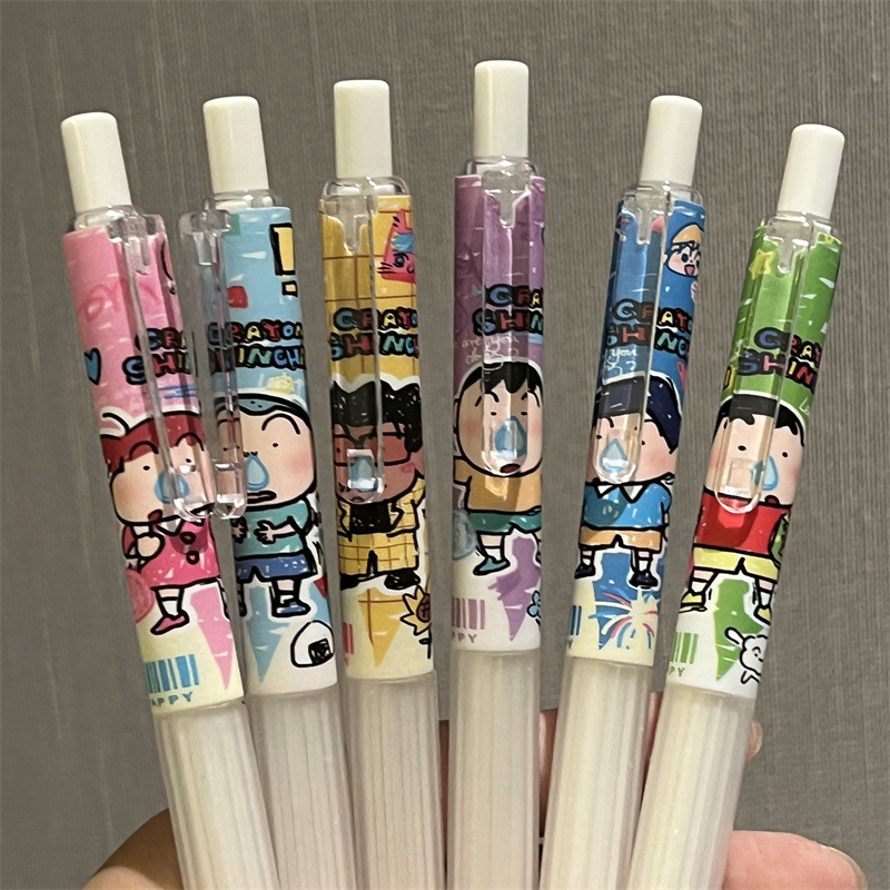 ชุดปากกาเจลแบบกดลายการ์ตูนชินจ - Gel Ink Pen Set บทวิจารณ์และราคา