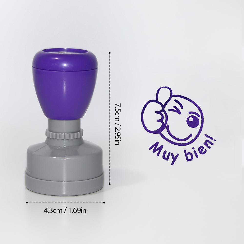 สี 3 ชิ้น แสตมป์กําลังใจภาษาสเ - Self Inking Stamp บทวิจารณ์และราคา
