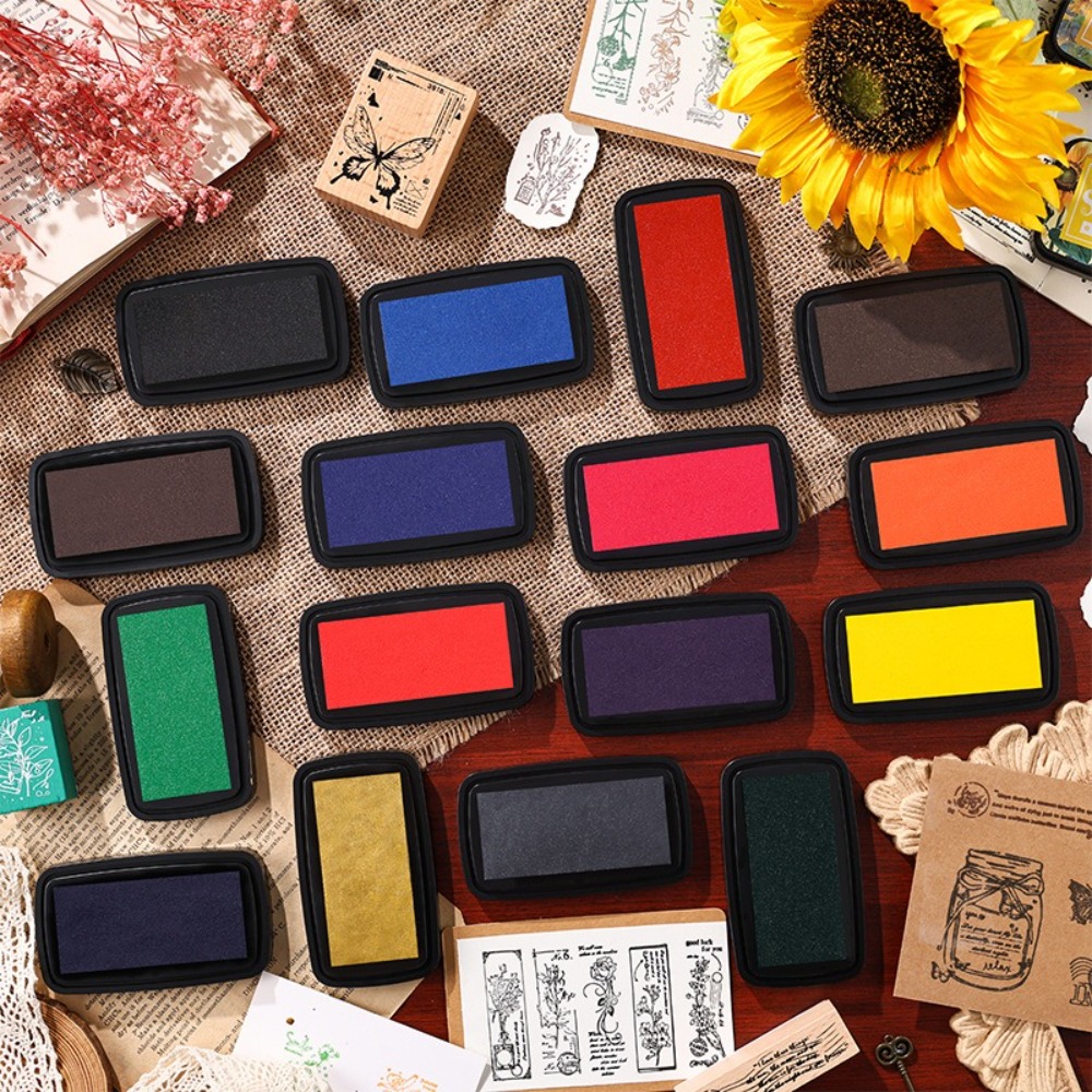 ใหม่หมึกที่มีสีสัน Pad ใช้งานง - Self Inking Stamp บทวิจารณ์และราคา