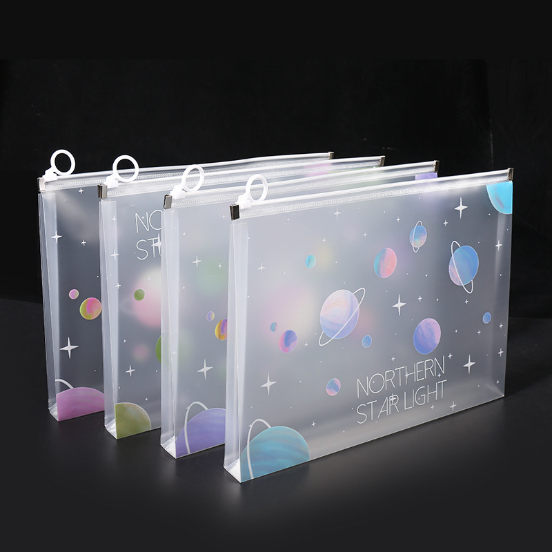 4/12pcs A4 พื้นที่ซิปโฟลเดอร์แ - Supply Of Office Stationery บทวิจารณ์และราคา