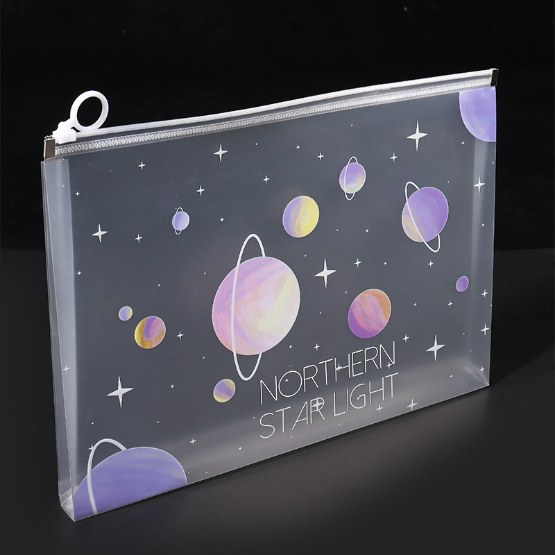 4/12pcs A4 พื้นที่ซิปโฟลเดอร์แ - Supply Of Office Stationery บทวิจารณ์และราคา