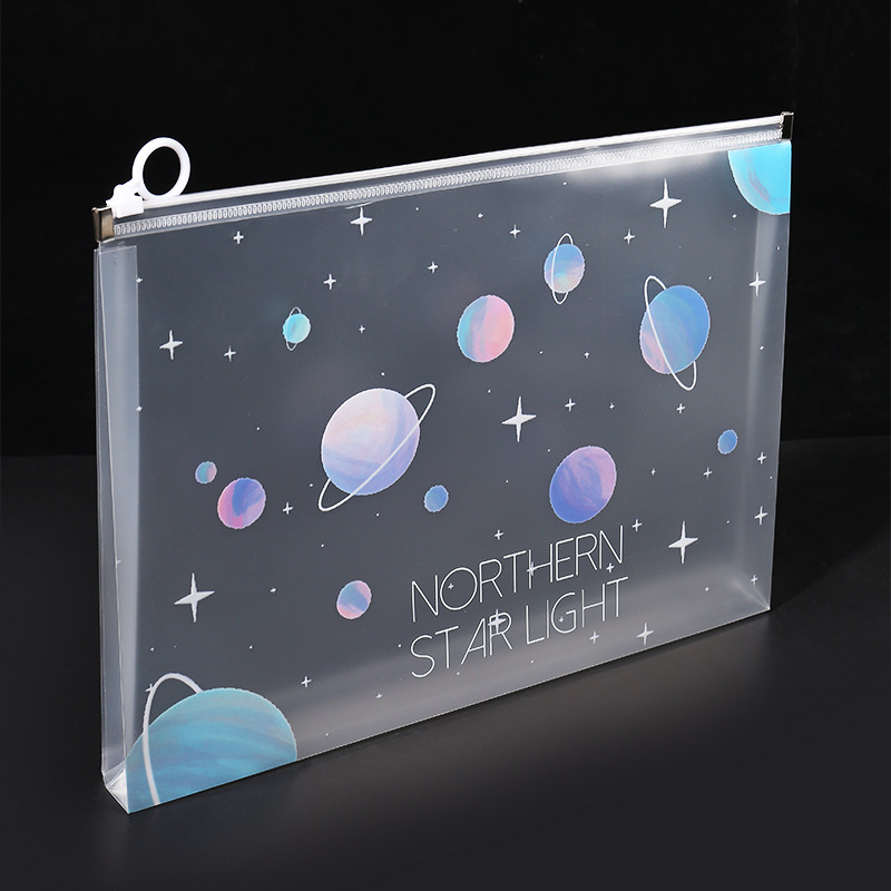 4/12pcs A4 พื้นที่ซิปโฟลเดอร์แ - Supply Of Office Stationery บทวิจารณ์และราคา
