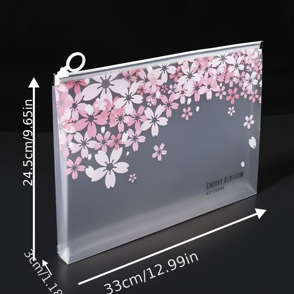 แฟ้มใส่เอกสารลายดอกซากุระ A4 แ - Portfolio Folder Zip บทวิจารณ์และราคา