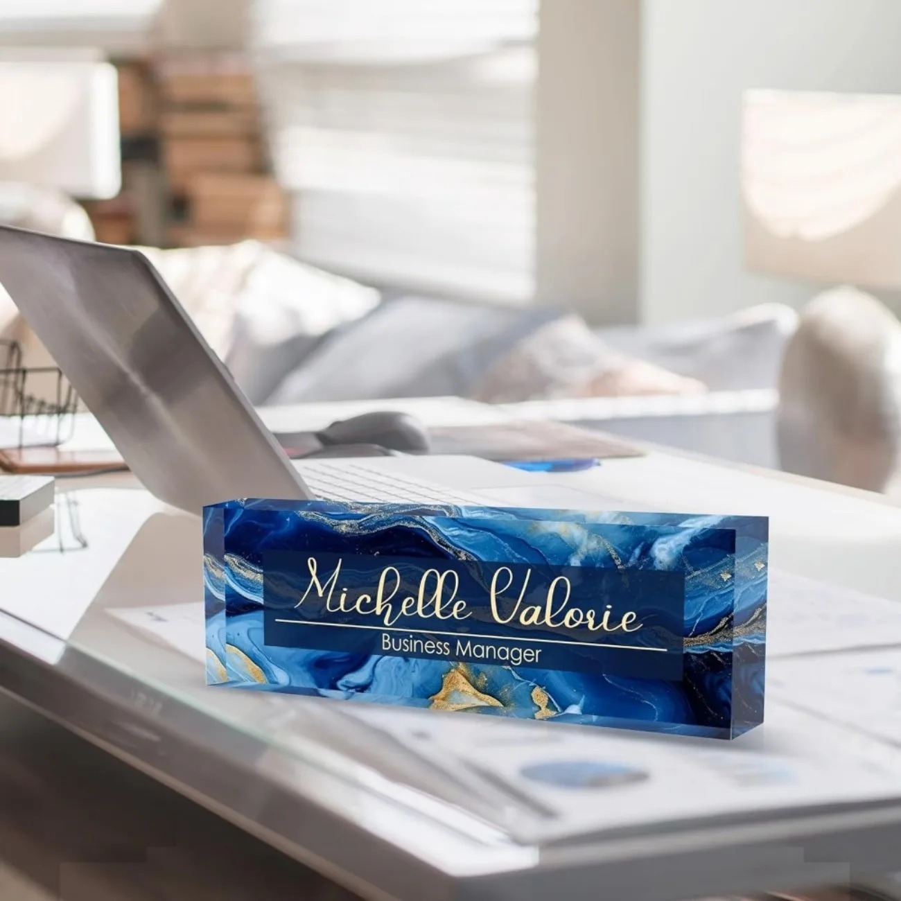 [2D Flat] ป้ายชื่ออะคริลิกแบบป - Desk Name Plate บทวิจารณ์และราคา