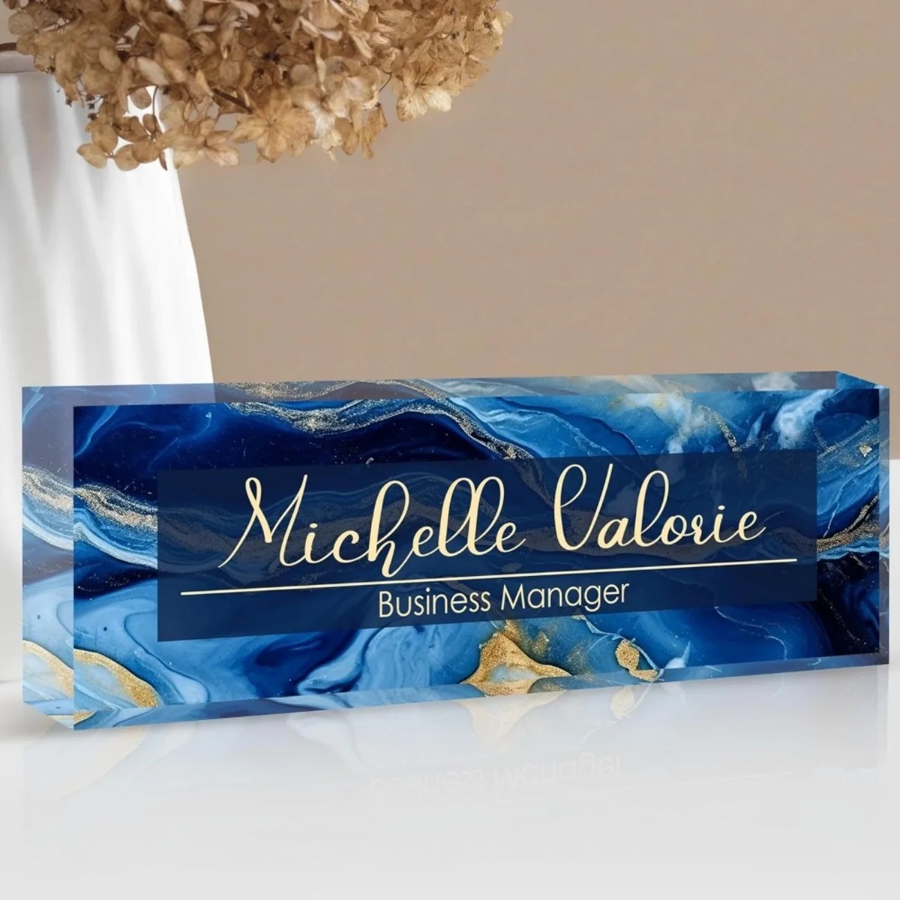 [2D Flat] ป้ายชื่ออะคริลิกแบบป - Desk Name Plate บทวิจารณ์และราคา